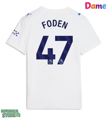 Manchester City Phil Foden #47 Replika Tredjetrøje Dame 2026-27 Kortærmet
